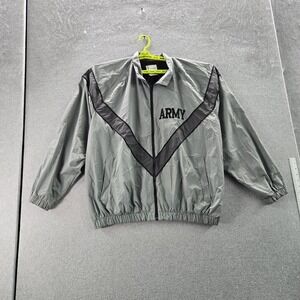 SKILCRAFT Men Jacket X-LARGE/REGULAR Gray Nylon Windbreaker‎ Colorblock ARMY